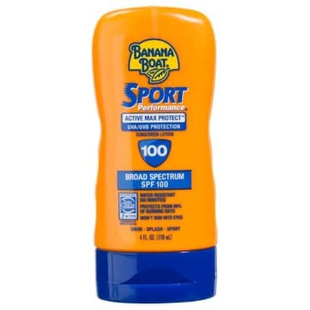 Banana Boat Banana Boat 14968 Sport Performance Sunblock; Lotion; 4 oz.; SPF100 61617562
